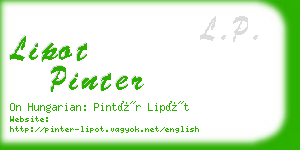 lipot pinter business card